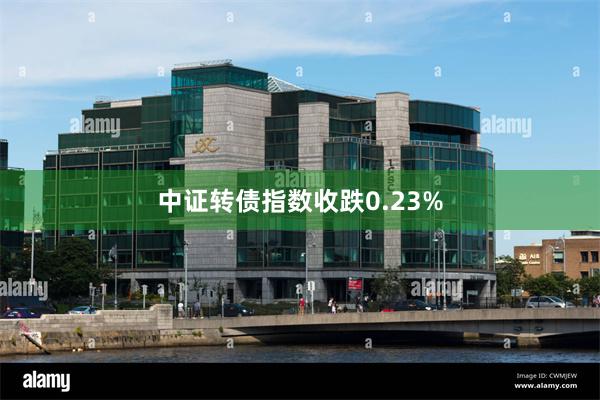 中证转债指数收跌0.23%