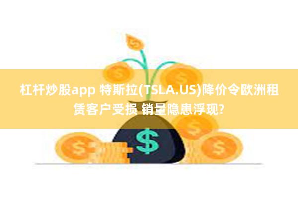 杠杆炒股app 特斯拉(TSLA.US)降价令欧洲租赁客户受损 销量隐患浮现?