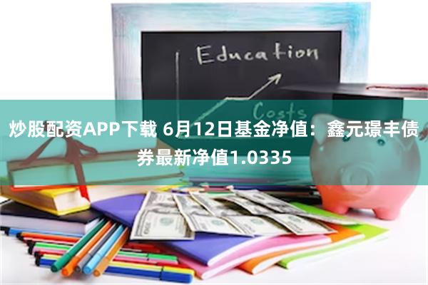 炒股配资APP下载 6月12日基金净值：鑫元璟丰债券最新净值1.0335