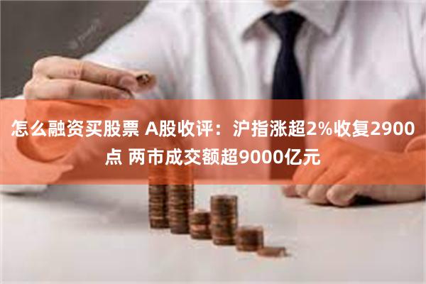 怎么融资买股票 A股收评：沪指涨超2%收复2900点 两市成交额超9000亿元